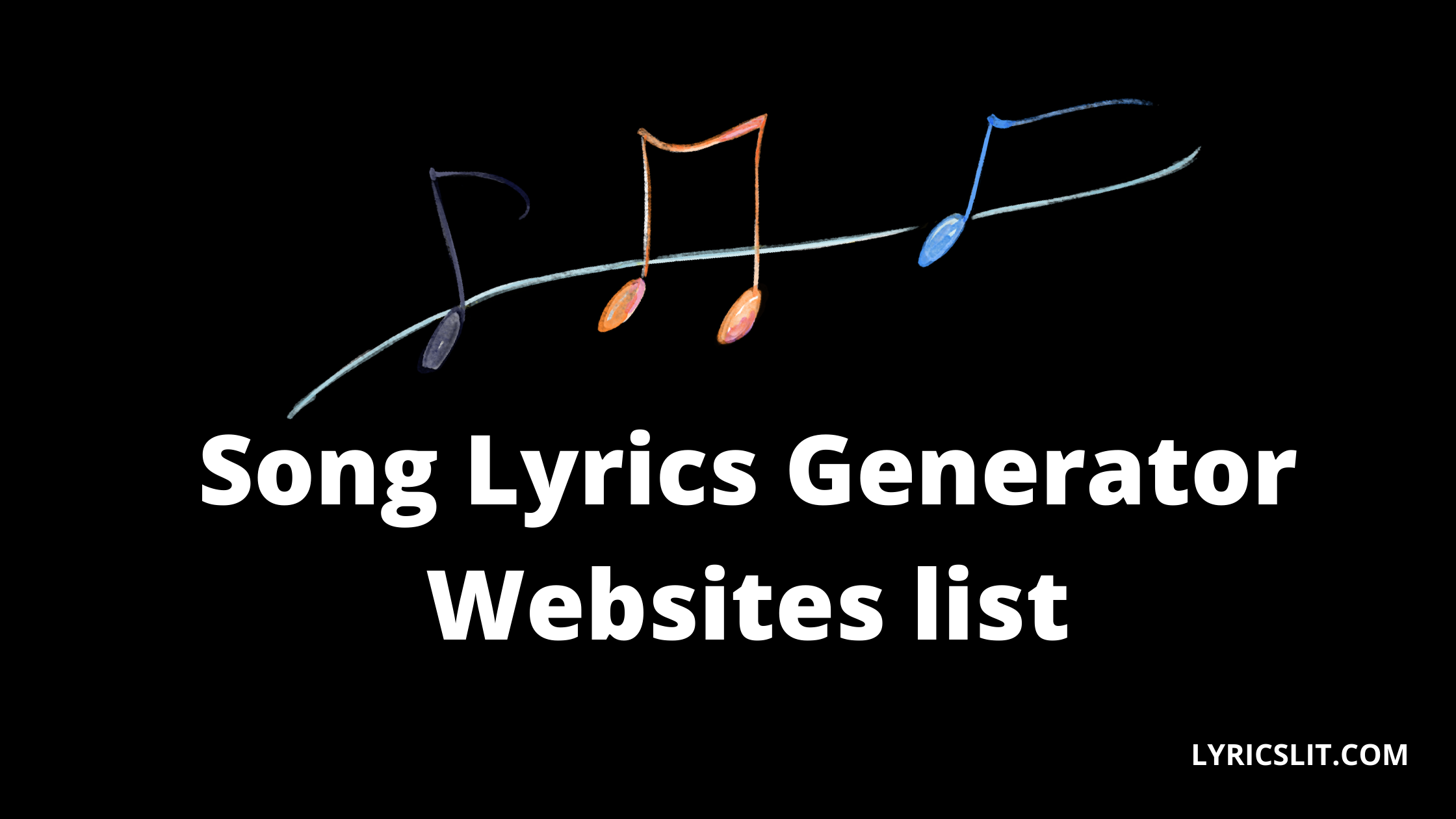 Song Lyrics Generator Websites To Generate Song Lyrics LyricsLit   Pink And Red Motivation And Inspirational Blog Banner 22 1 